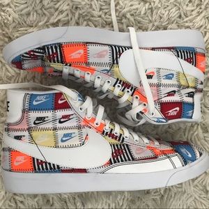 Nike Blazer Hi Patches White/multi Size 12